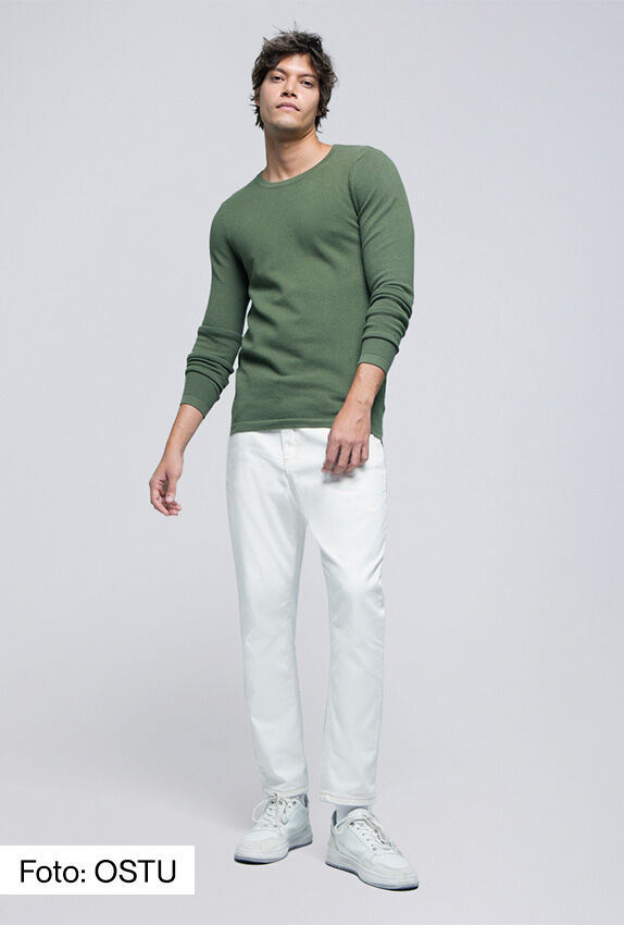 camibuso verde militar para hombre